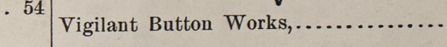 The line reading Vigilant Button Works in the 1898 atlas index