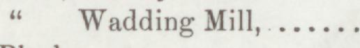The line reading Wadding Mill in the 1892 atlas index