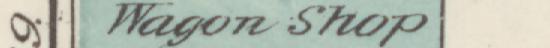 The line reading Wagon Shop in the 1884 atlas index