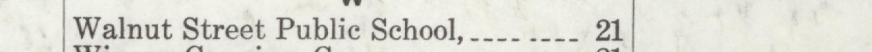 The line reading Walnut Street Public School, -_ in the 1914 atlas index