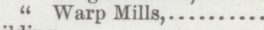 The line reading Warp Mills in the 1889 atlas index
