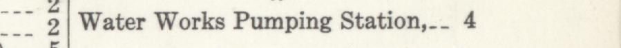 The line reading Water Works Pumping Station,-- 4 in the 1933 atlas index