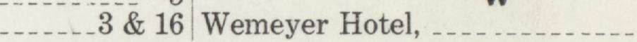 The line reading Wemeyer Hotel in the 1908 atlas index