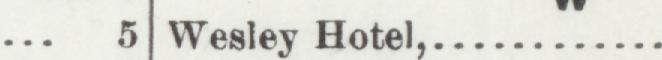 The index line reading Wesley Hotel in the 1904 atlas