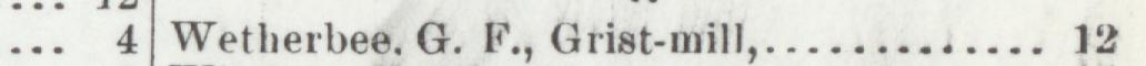 The index line reading Wetherbee. G. F., Grist-mill in the 1900 atlas