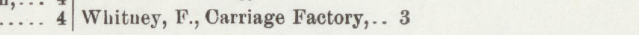 The line reading Whituey, F., Carriage Factory, 3 in the 1902 atlas index