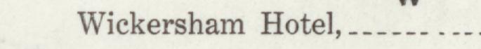 The line reading Wickersham Hotel in the 1910 atlas index
