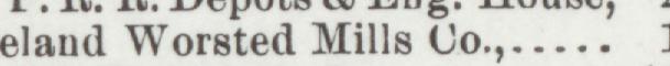 The line reading Worsted Mills Co in the 1904 atlas index