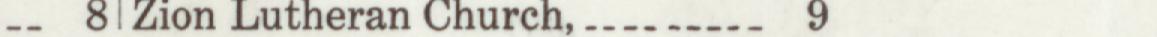 The line reading Zion Lutheran Church in the 1915 atlas index