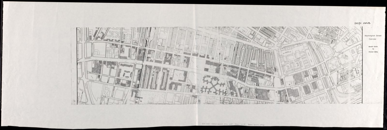 Washington Street corridor South Cove to Forest Hills, Boston Public Library - undated