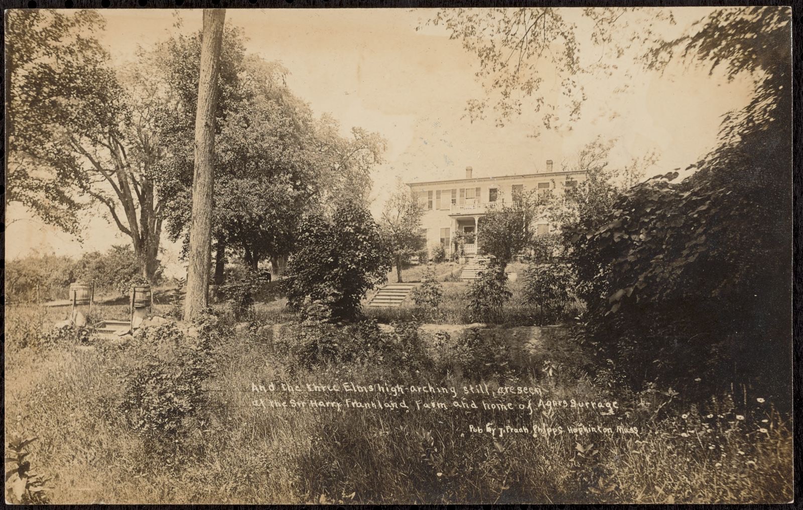 Frankland house, Frankland Road, Ashland, Hopkinton Historical Society - undated
