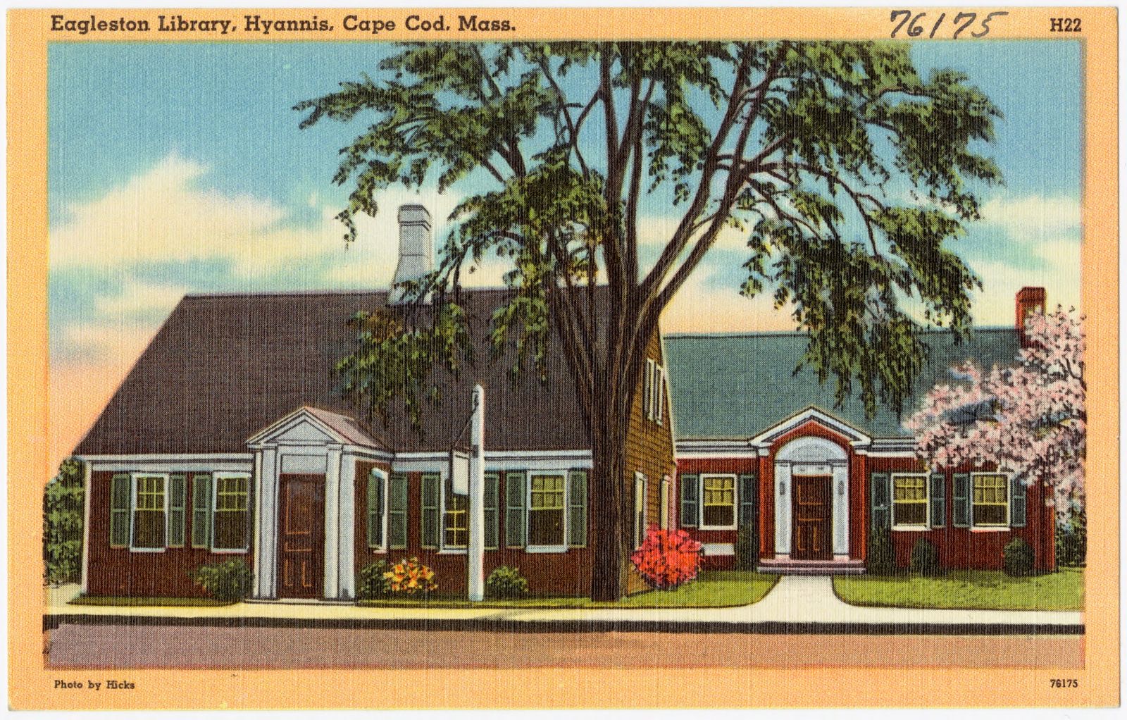 Eagleston Library, Hyannis, Cape Cod, Mass., Boston Public Library - undated