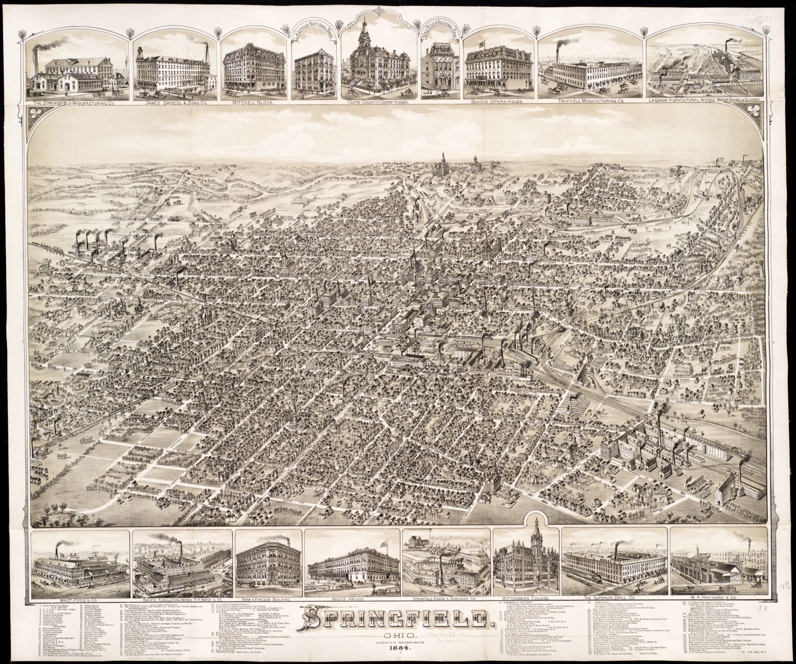 Springfield, Ohio, Boston Public Library - undated