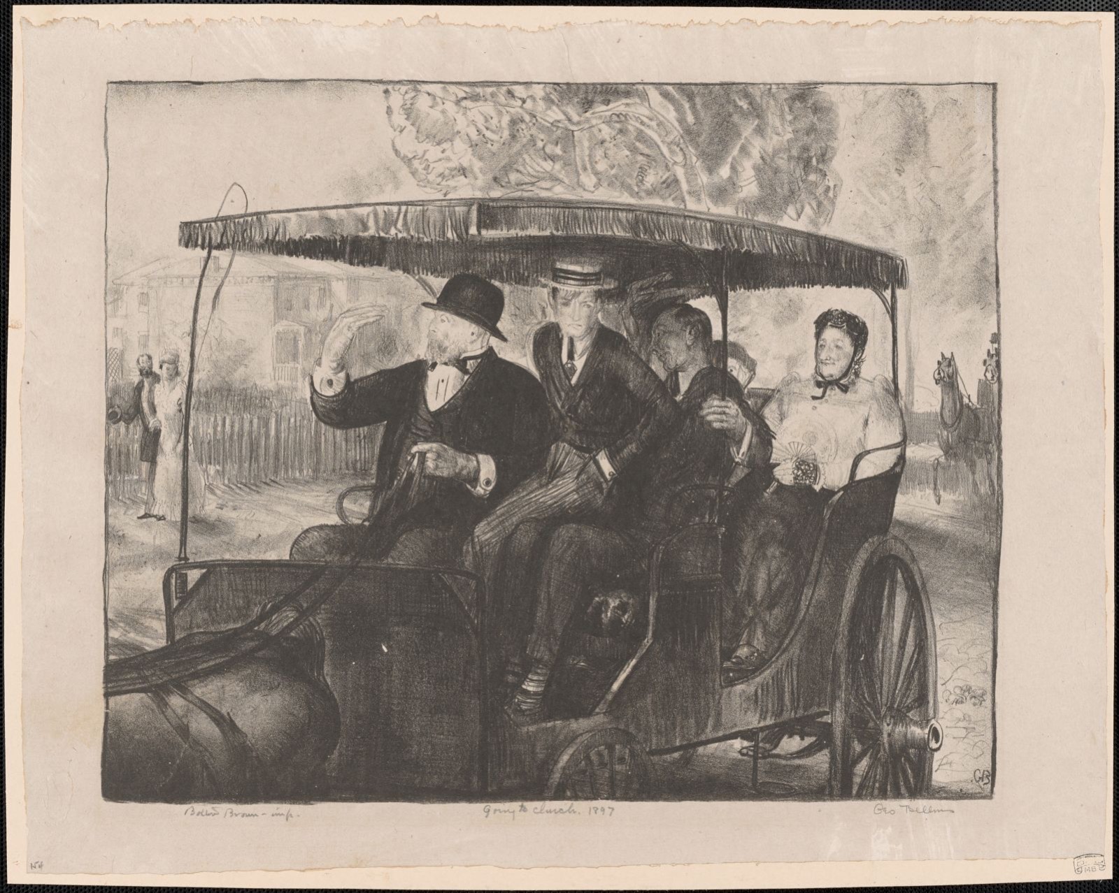 Sunday 1897, Boston Public Library - undated