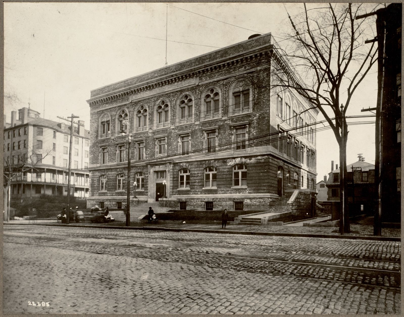 City Point Branch (municipal building). Library occupies 678 sq. ft. floor space - second floor, Boston Public Library - undated