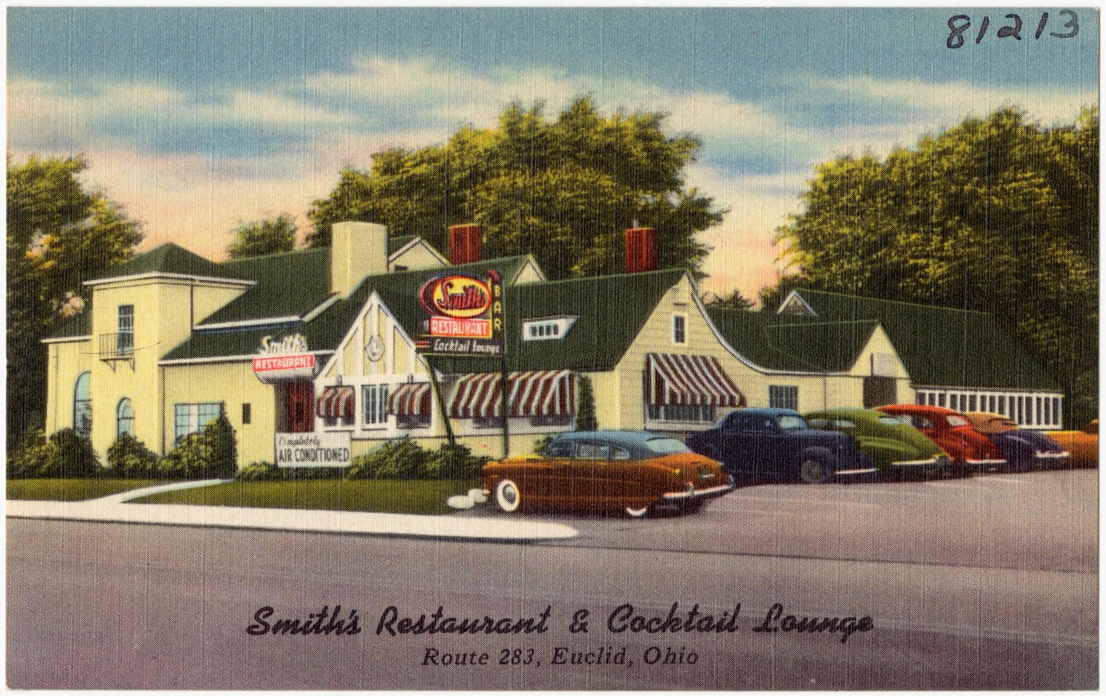 Smith's Restaurant & Cocktail Lounge, Route 283, Euclid, Ohio, Boston Public Library - undated