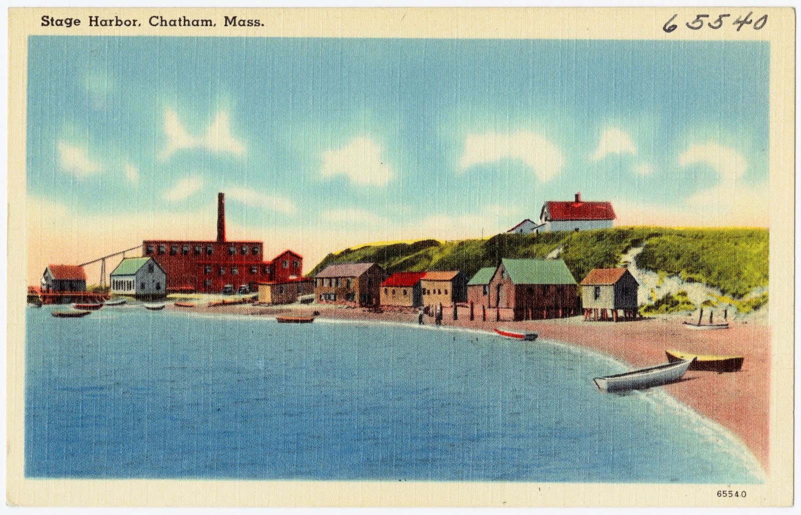 Stage Harbor, Chatham, Mass., Boston Public Library - undated
