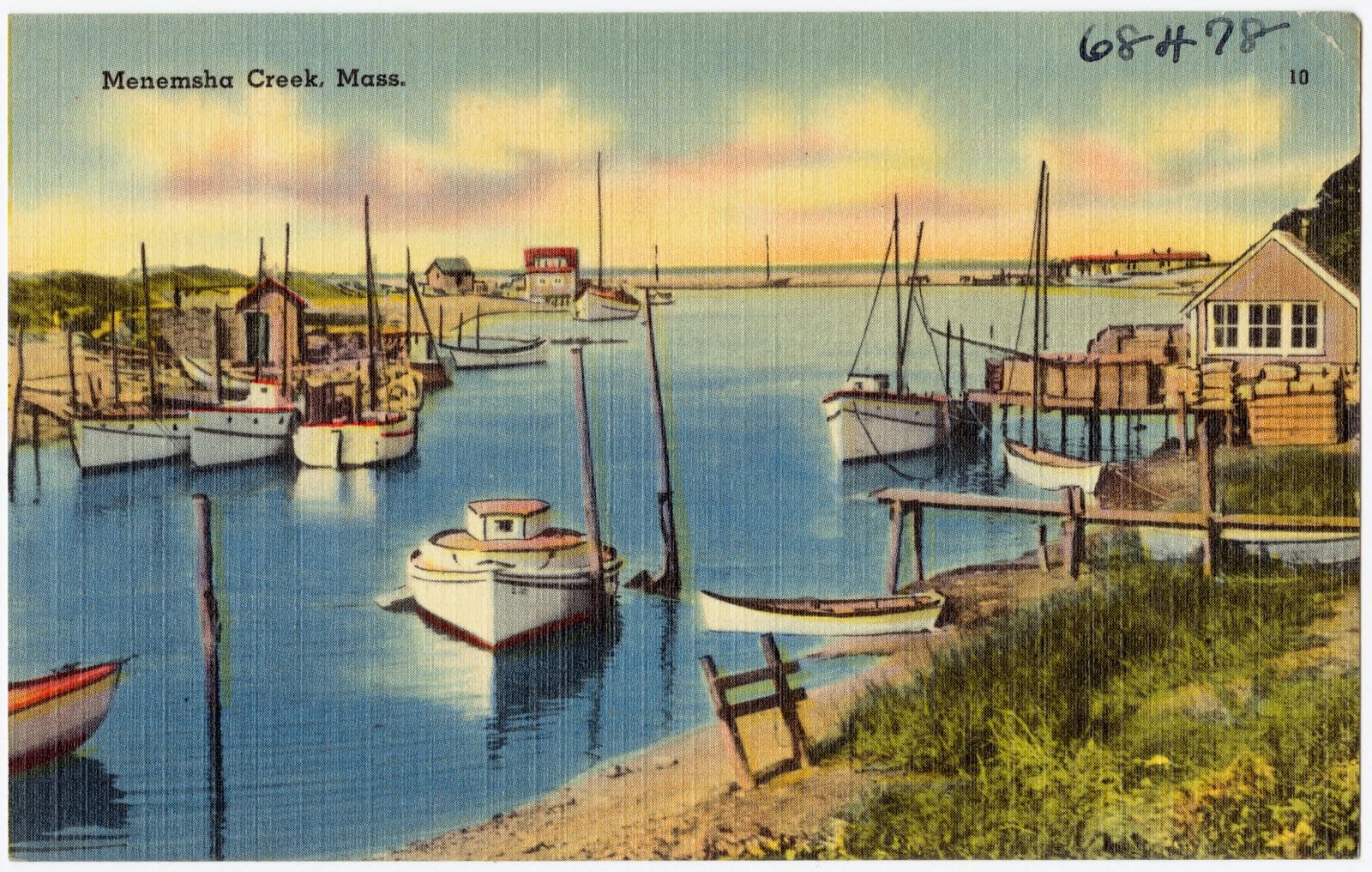 Menemsha Creek, Mass., Boston Public Library - undated