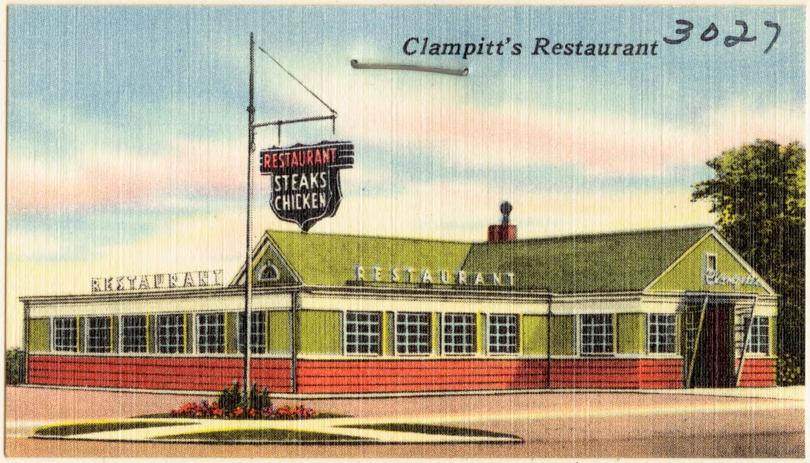 Clampitt's Restaurant, Boston Public Library - undated