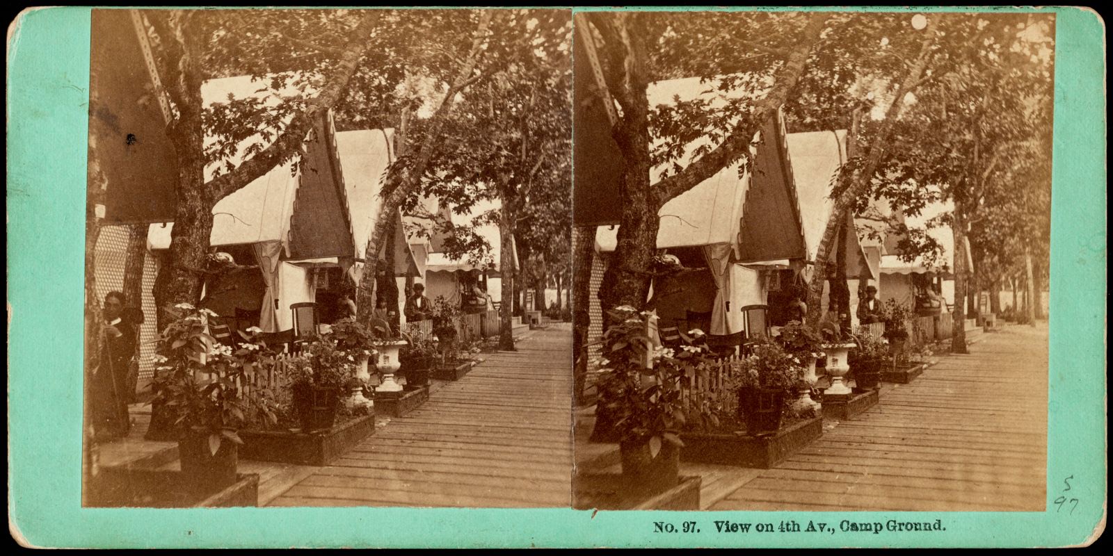 View on 4th Av, Boston Public Library - undated