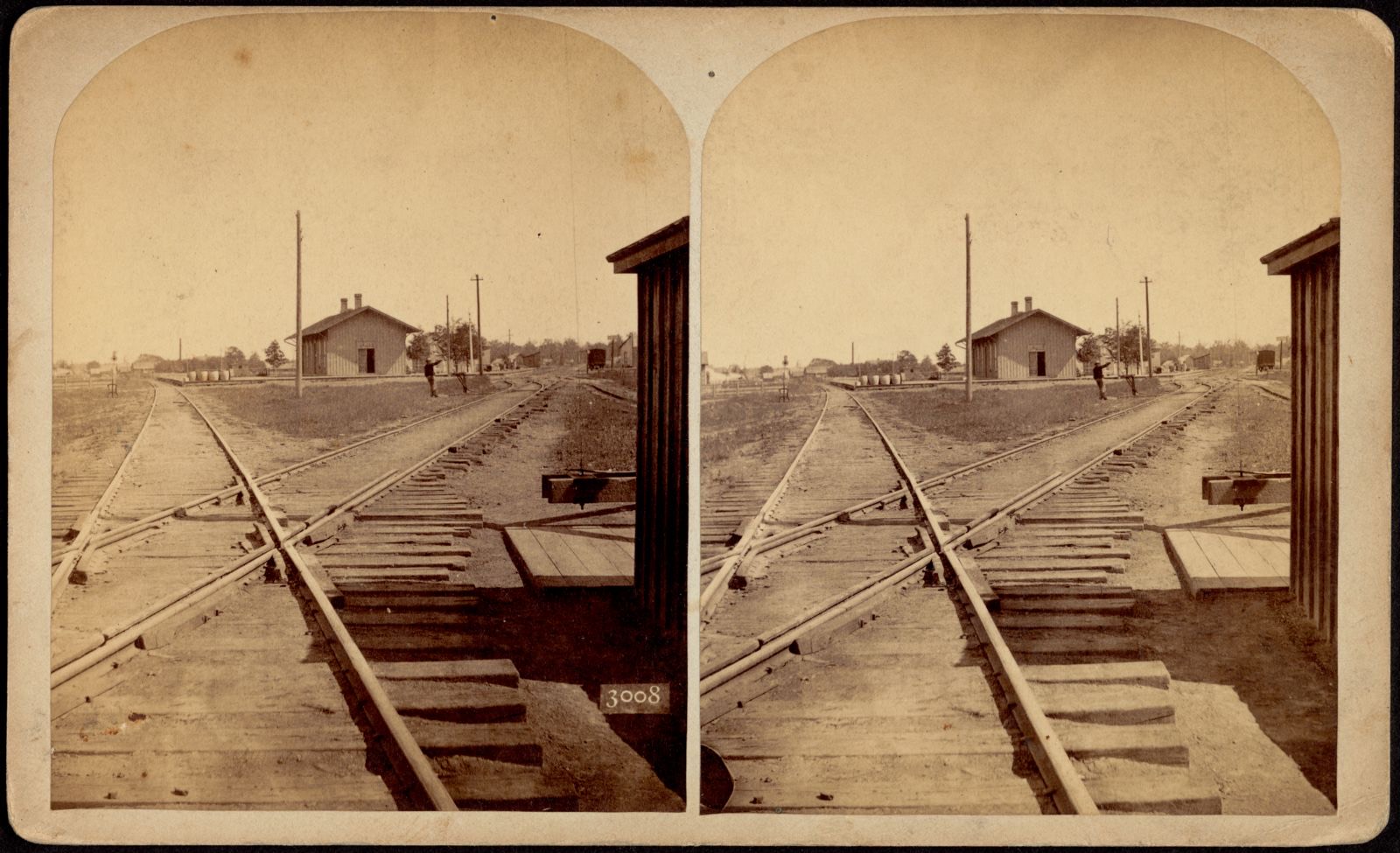 Defiance, O. B and O. crossing, Boston Public Library - undated