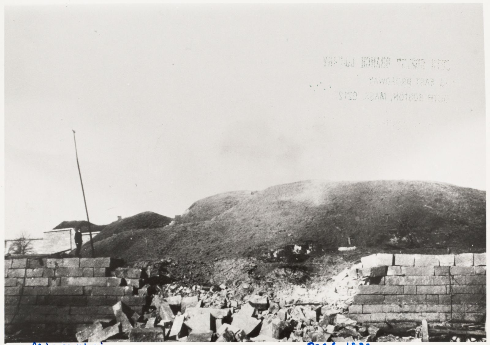 Mine explosion, Boston Public Library - undated