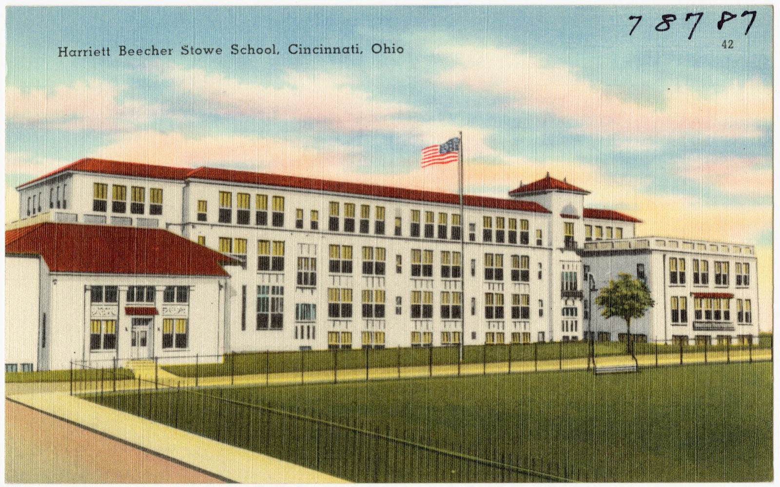 Harriet Beecher Stowe School, Cincinnati, Ohio, Boston Public Library - undated