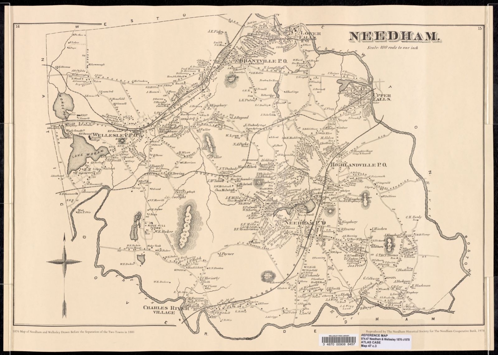 Needham, Wellesley Free Library - undated