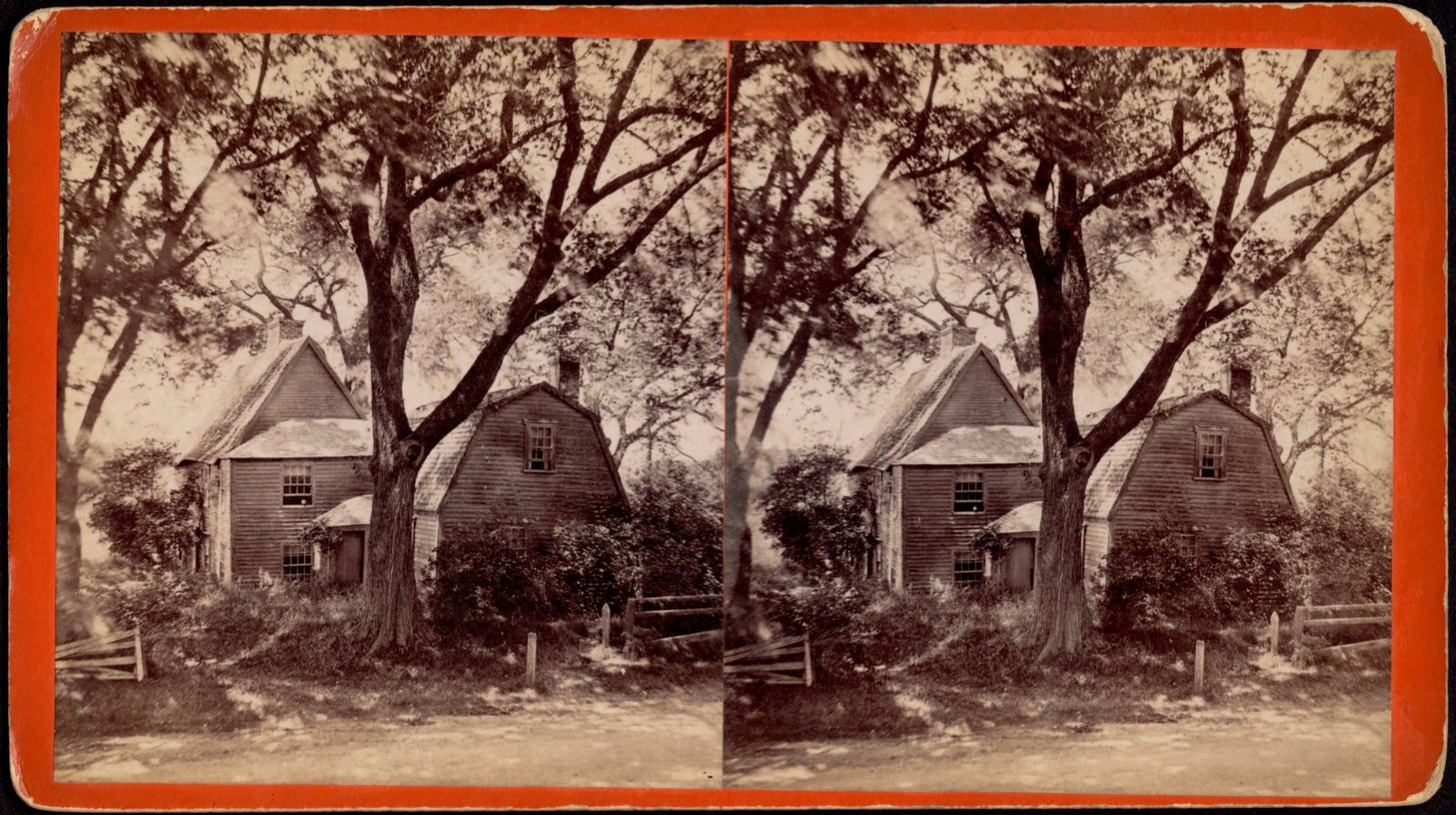 Fairbanks House. Dedham, Mass., Boston Public Library - undated