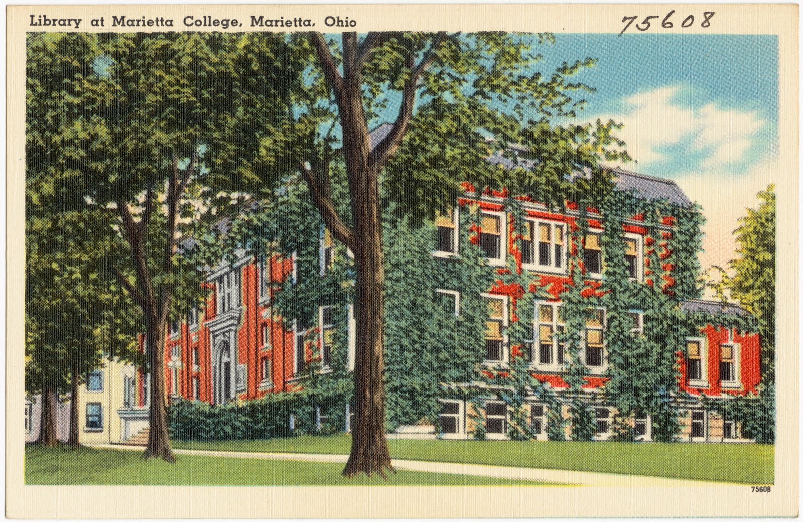 Library at Marietta College, Marietta, Ohio, Boston Public Library - undated