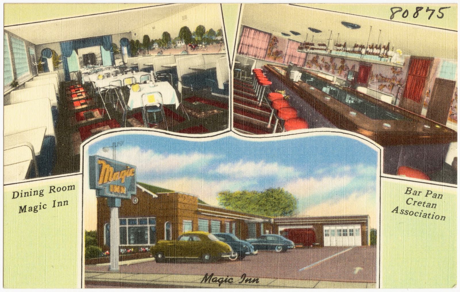 Magic Inn, Bar Pan Creatan Association, Boston Public Library - undated