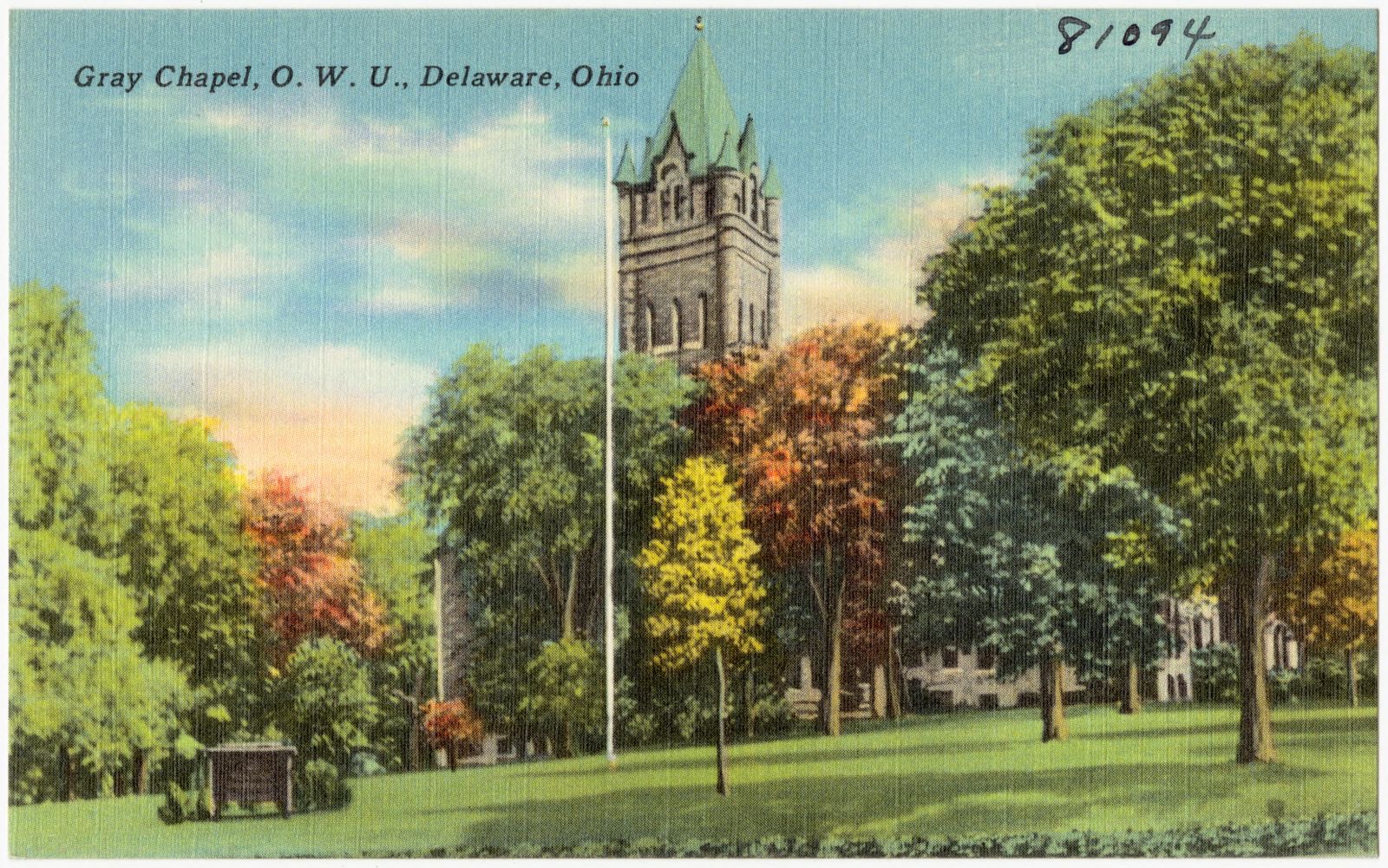 Gray Chapel, O. W. U., Delaware, Ohio, Boston Public Library - undated