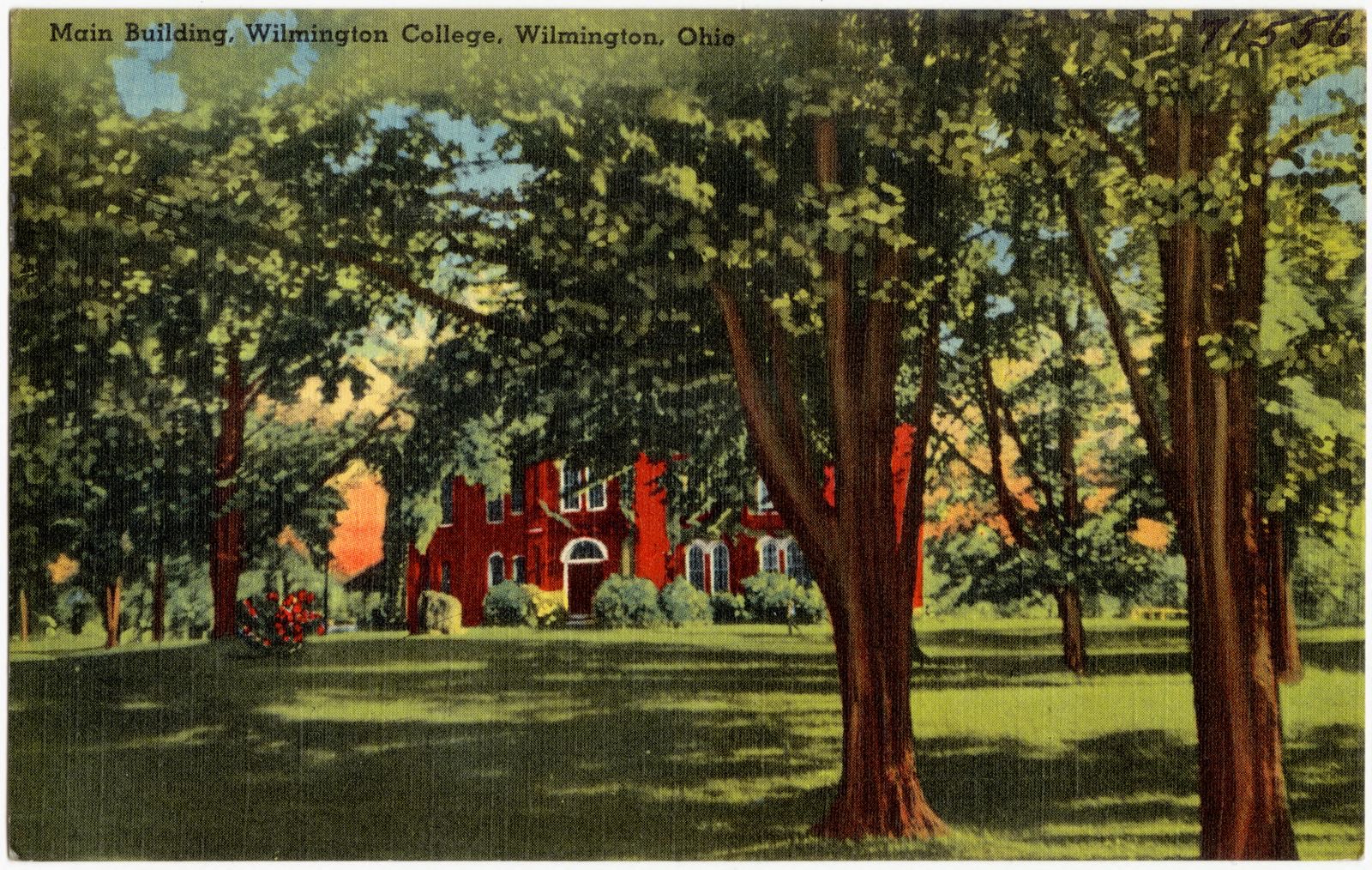 Main building, Wilmington College, Wilmington, Ohio, Boston Public Library - undated