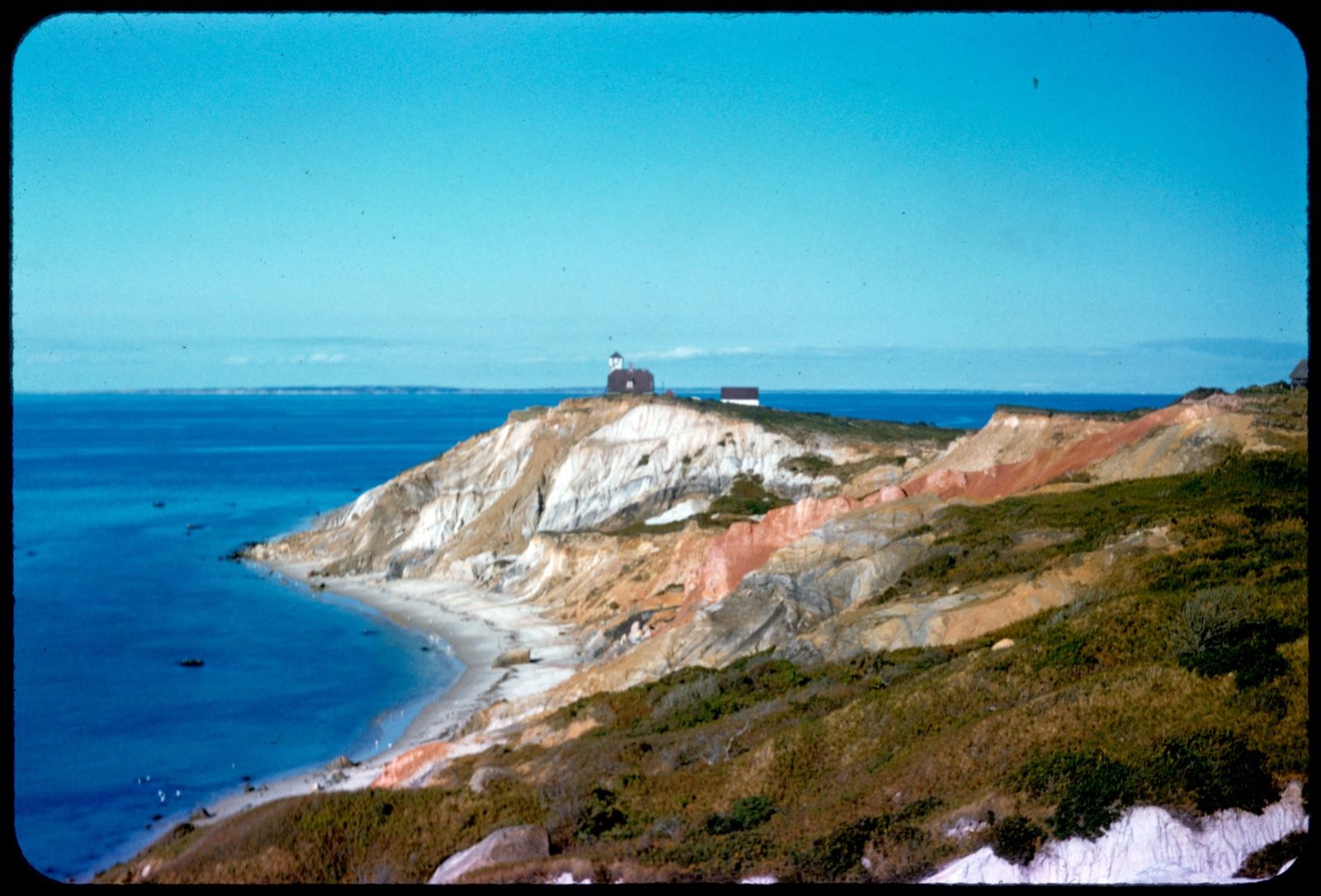 Sand cliff, Gay Head, Martha's Vineyard, Boston Public Library - undated