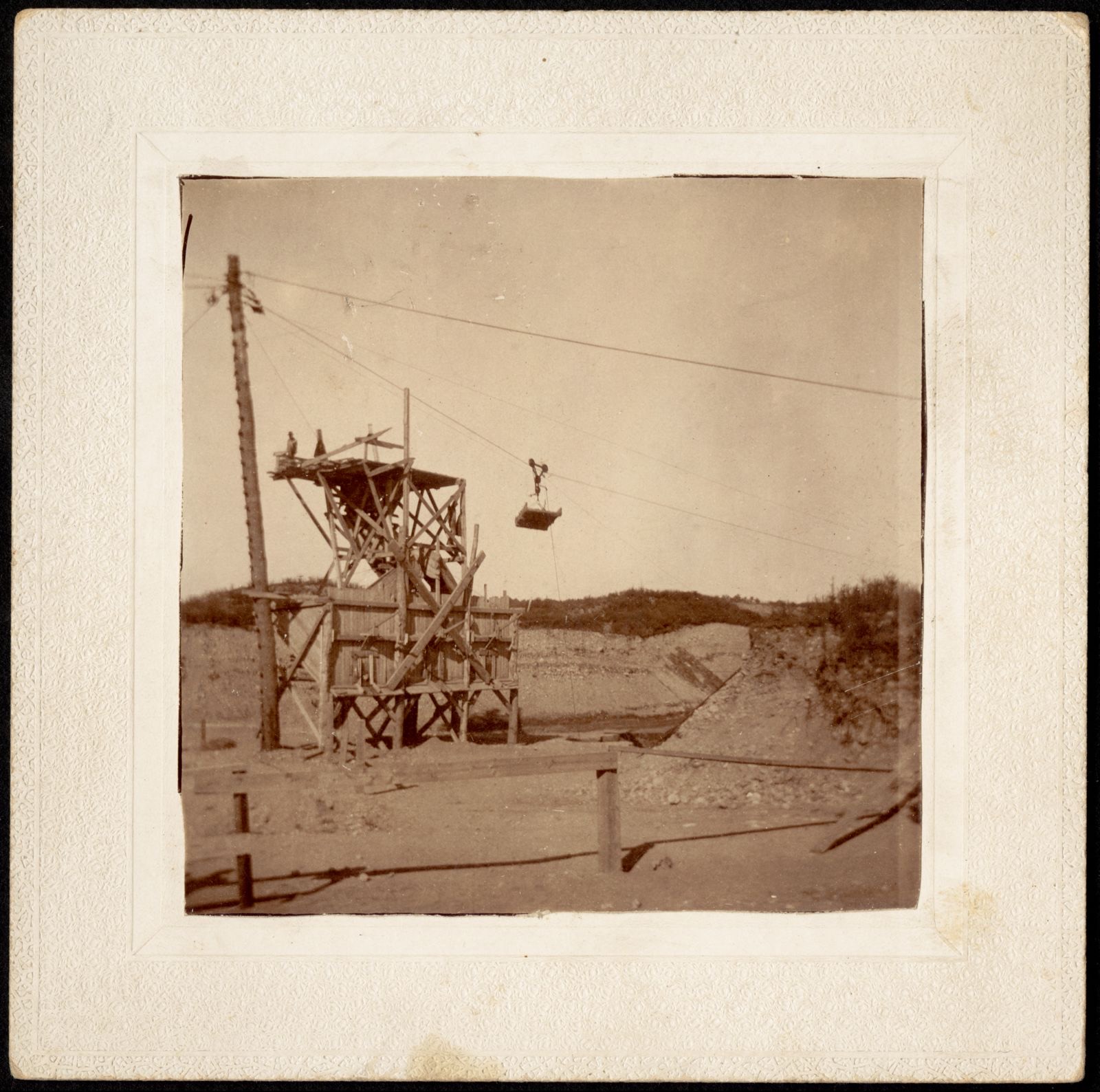 Wachusett Reservoir, North Dike construction?, Mass., ca. 1899, Massachusetts Archives - undated