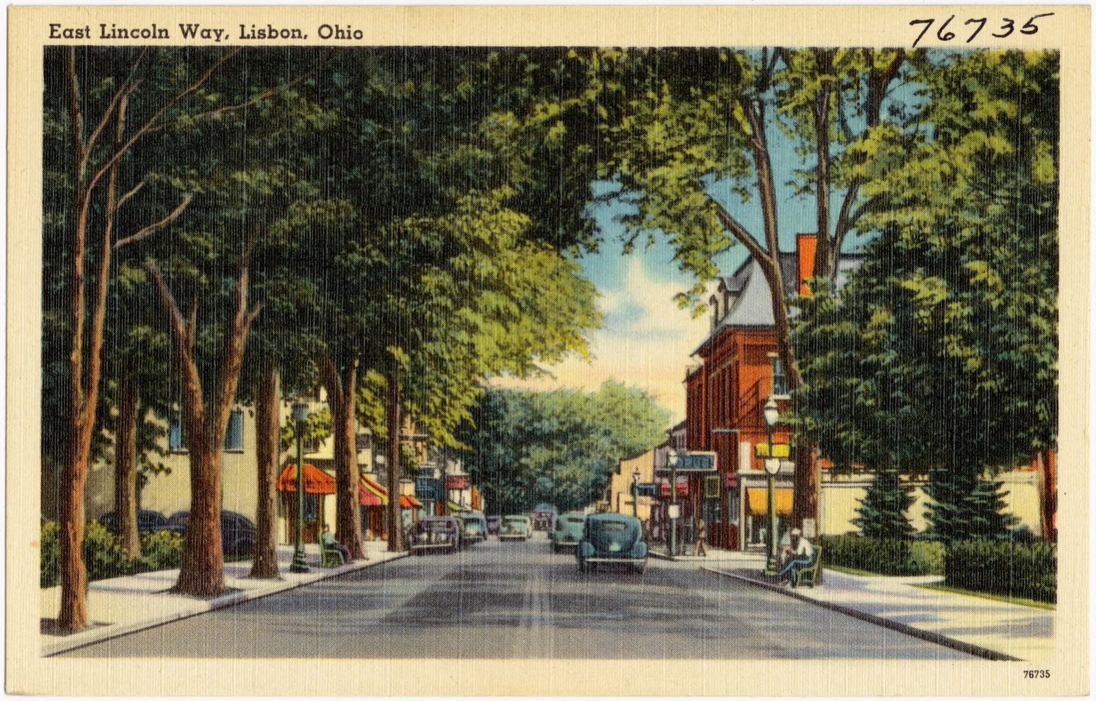 East Lincoln Way, Lisbon, Ohio, Boston Public Library - undated