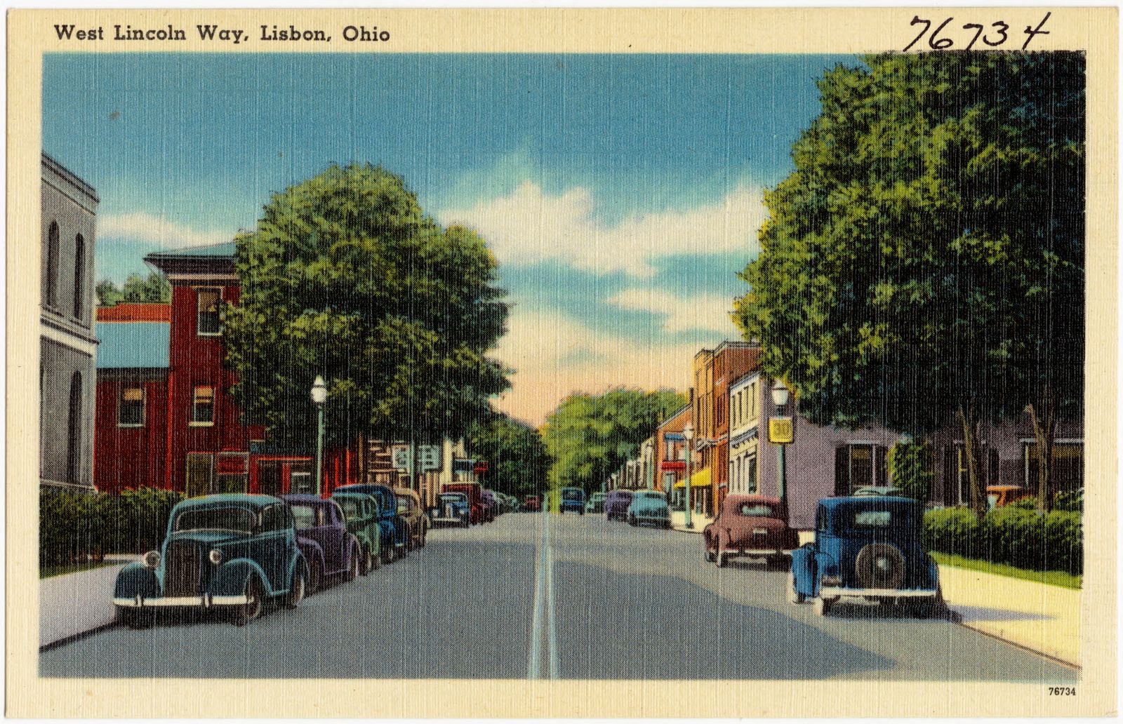 West Lincoln Way, Lisbon, Ohio, Boston Public Library - undated