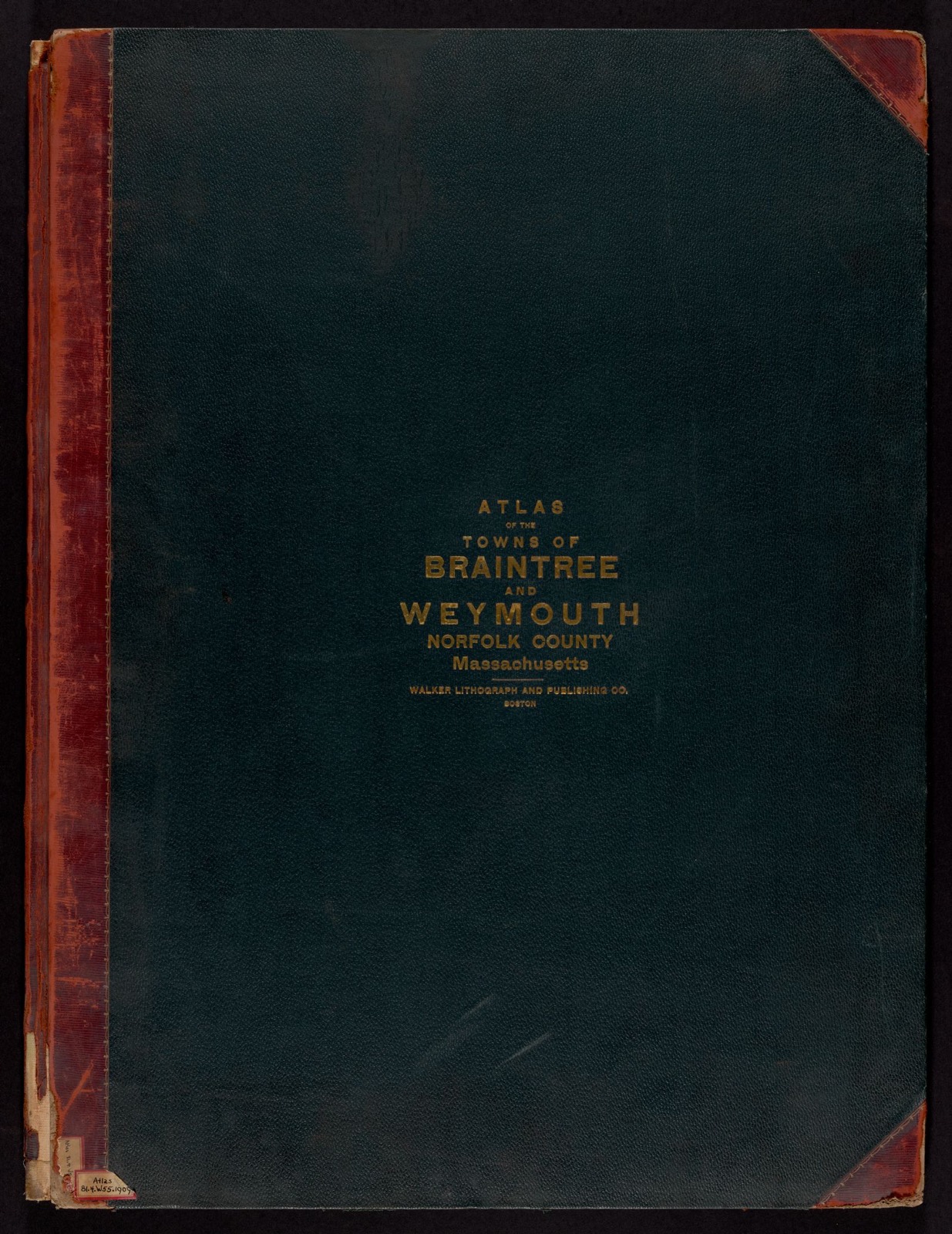 Atlas of the towns of Braintree and Weymouth, Norfolk County, Massachusetts from official plans and actual surveys, Boston Public Library - undated