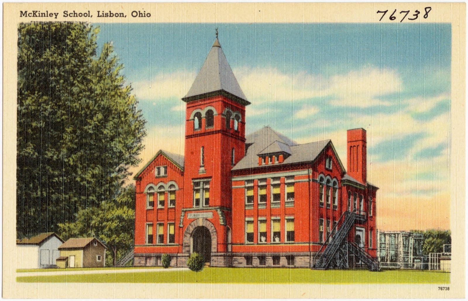 McKinley School, Lisbon, Ohio, Boston Public Library - undated