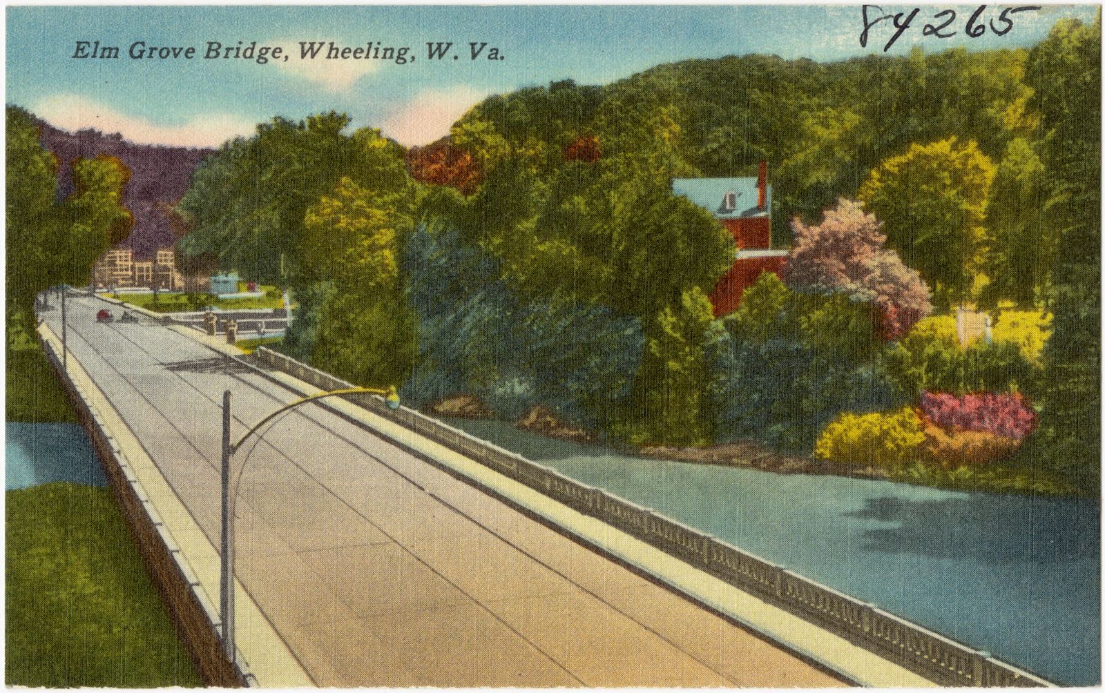 Elm Grove Bridge, Wheeling, W. Va., Boston Public Library - undated