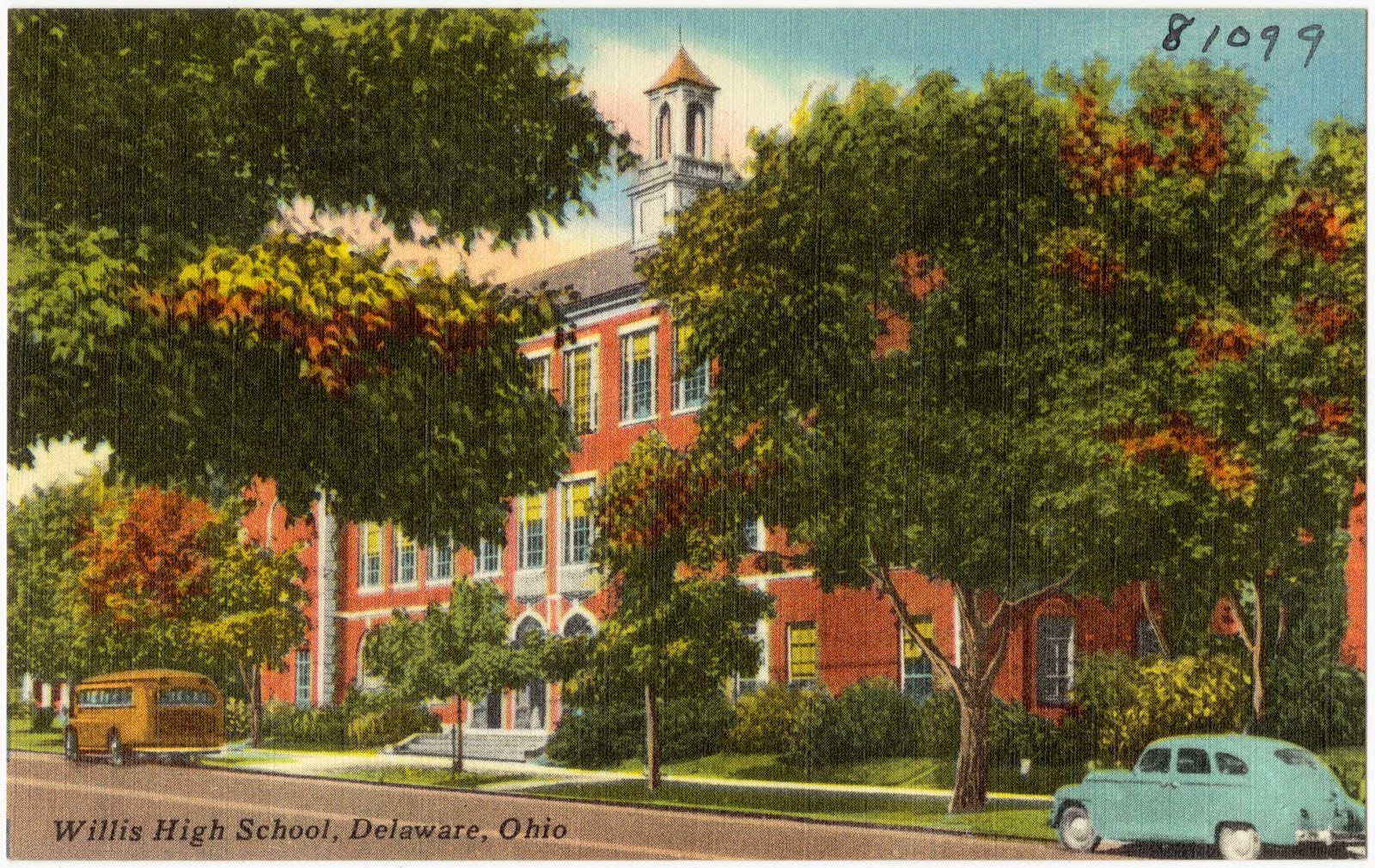 Willis High School, Delaware, Ohio, Boston Public Library - undated