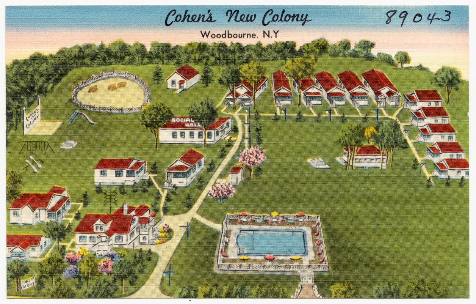 Cohen's New Colony, Woodbourne, N. Y., Boston Public Library - undated