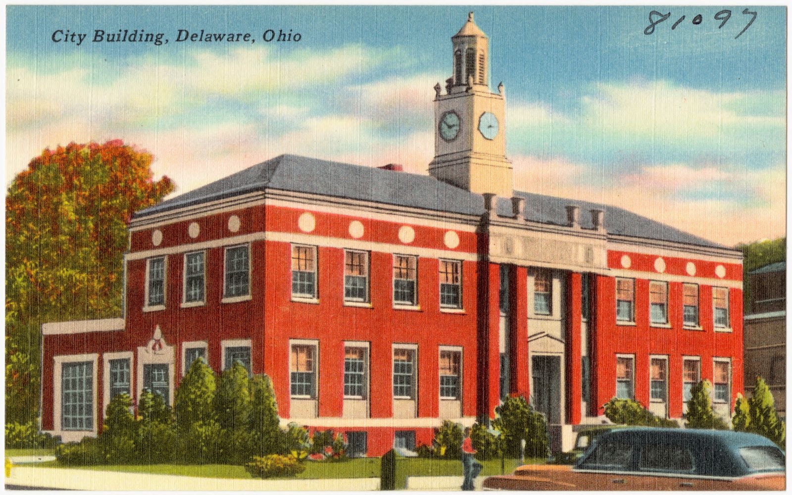 City building, Delaware, Ohio, Boston Public Library - undated