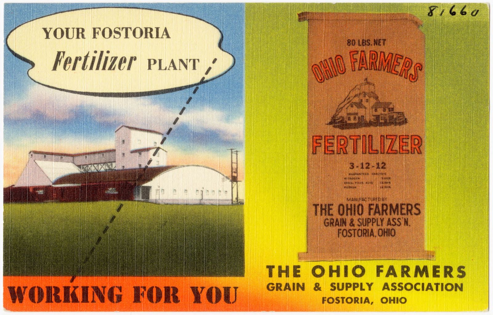 The Ohio Farmers Grain & Supply Association, Fostoria, Ohio, Boston Public Library - undated