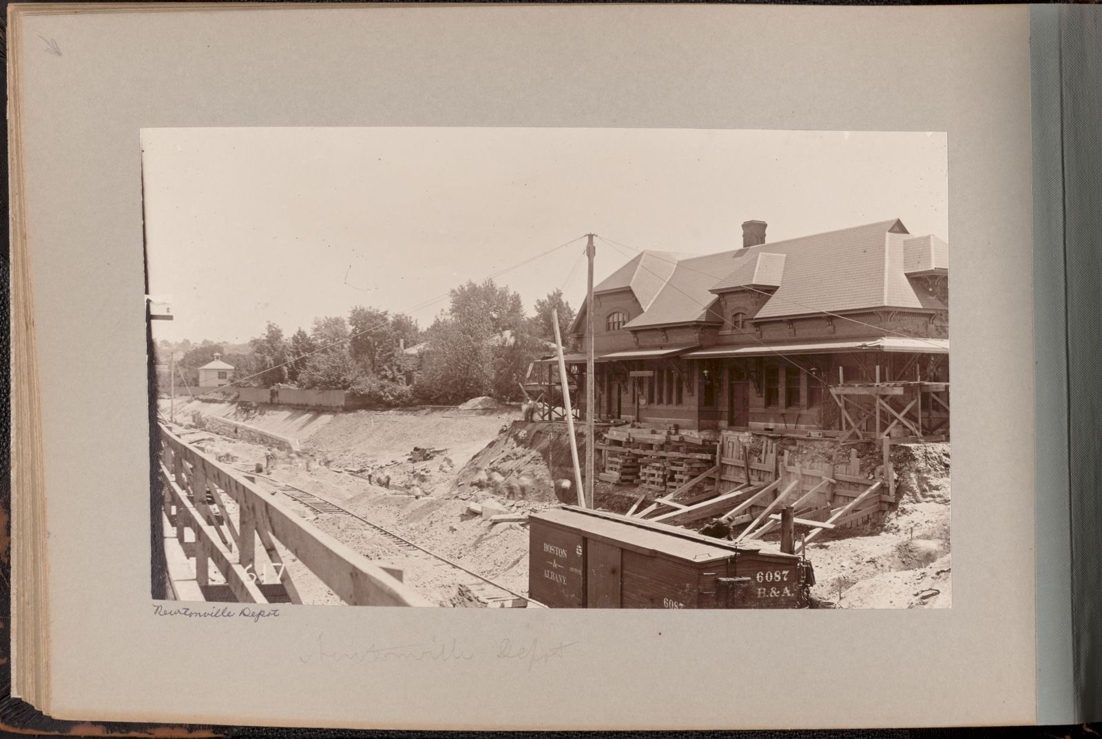 Newtonville Depot, Historic Newton - undated