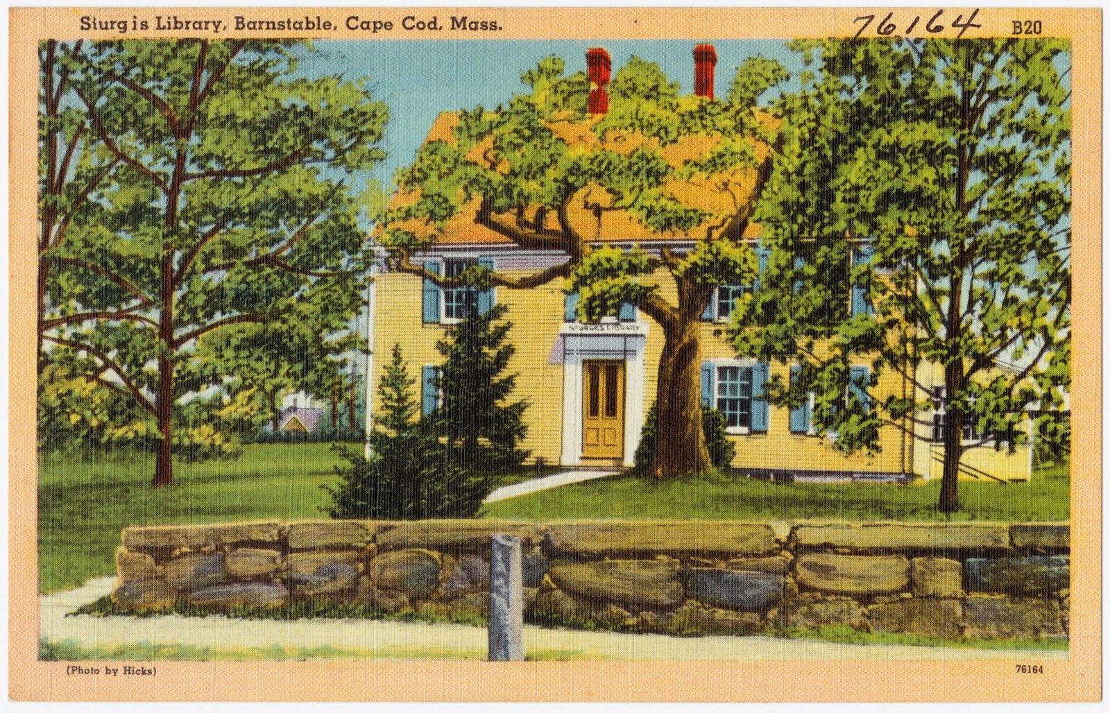 Sturgis Library, Barnstable, Cape Cod, Mass., Boston Public Library - undated