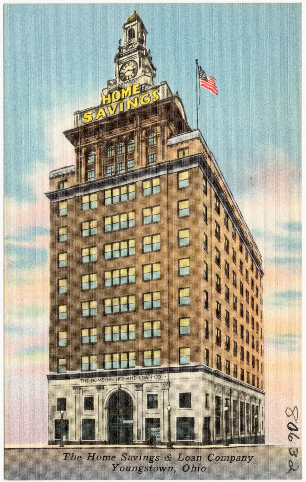The Home Savings & Loan Company, Youngstown, Ohio, Boston Public Library - undated