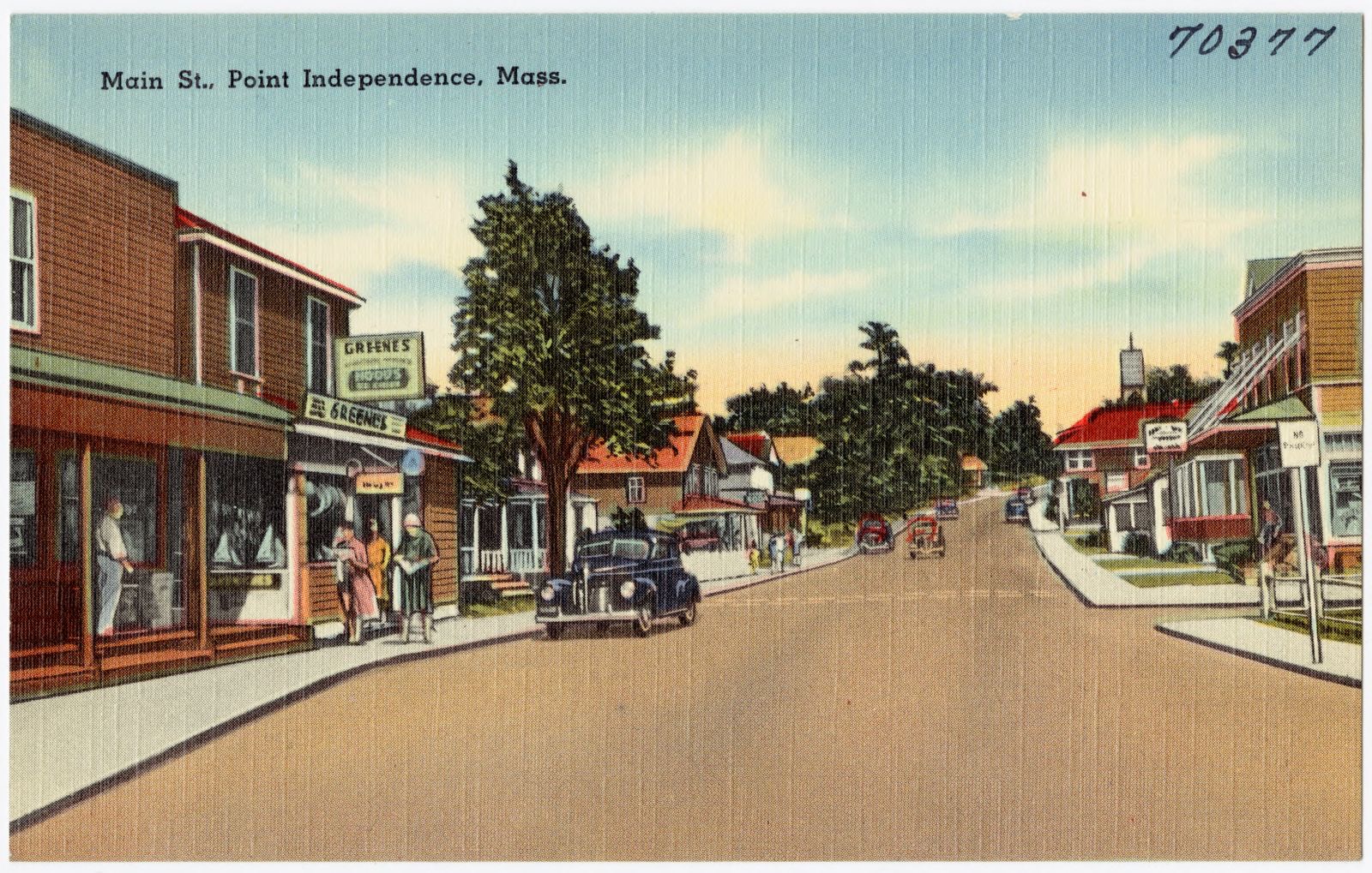 Main St., Point Independence, Mass., Boston Public Library - undated