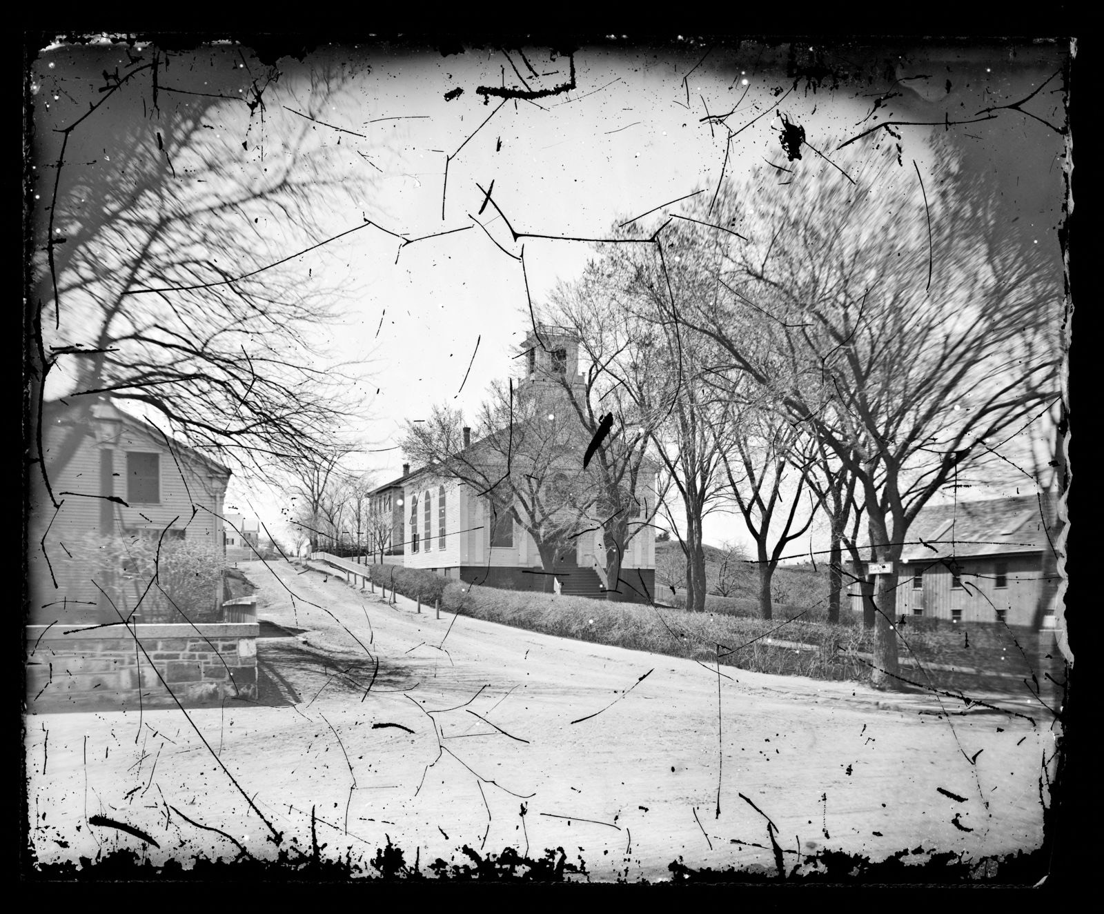 Baptist Church, Main and Elm Sts., Hingham, Hingham Public Library - undated