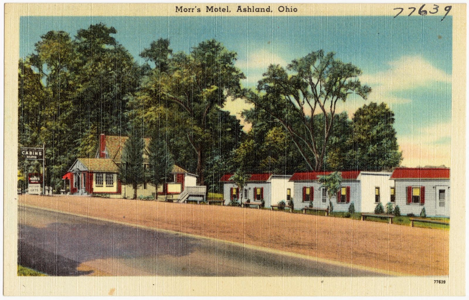 Morr's Motel, Ashland, Ohio, Boston Public Library - undated